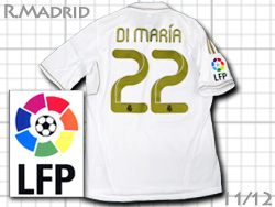 Real Madrid 2011-2012 Home #22 DI MARIA' adidas@A}h[h@z[@fB}A@AfB_X