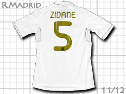Real Madrid 2011-2012 Home #5 ZIDANE adidas@A}h[h@z[@W_@AfB_X
