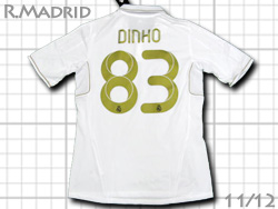 Real Madrid 2011-2012 Home #83 DINHO adidas@A}h[h@z[@AfB_X