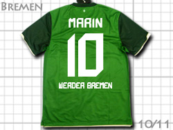 Werder Bremen 2010-2011 Home@#10 MARIN@F_[Eu[@z[@}