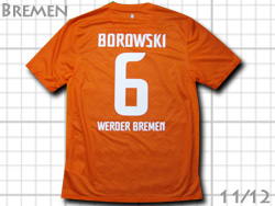 Werder bremen 11/12 Away #6 BOROWSKI@x_[Eu[@{EXL[@AEFC