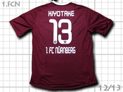 1FC Nurnberg 12/13 Home #13 KIYOTAKE adidas@jxO@@@AfB_X@Z31277