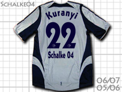 Schalke04 05/06 06/07 Away 3rd #22 KURANYI adidas@VP04@AEFC@T[h@PrENj[@565092