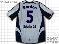 Schalke04 05/06 06/07 Away 3rd #5 BORDON adidas@VP04@AEFC@T[h@{h@565092