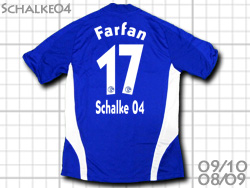 Schalke04 08/09/10 Home #17 Farfan adidas@VP04@z[@t@t@@AfB_X