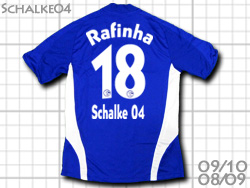 Schalke04 08/09/10 Home #18 Rafinha adidas@VP04@z[@tB[j@AfB_X