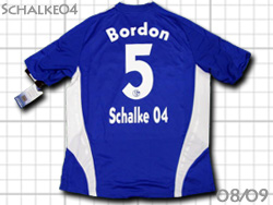 Schalke04 08/09 Home #5 BORDON adidas@VP04@z[@{h@AfB_X