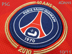 PSG Paris Saint-Germain 2010-2011 40years Home@pTWF} 40NLO@z[