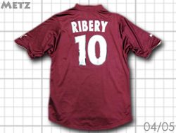 FC Metz 2004-2005 Home #10 RIBERY Puma@c@z[@tNEx[@v[}