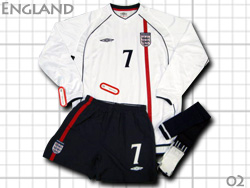 England 2001-2003 Home #7 BECKHAM@COh\@z[@xbJ
