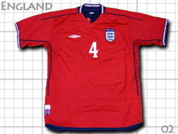 England 2001-2003 Away #4 GERRARD@COh\@AEFC@WF[h