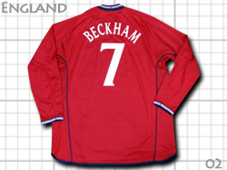 England 2001-2003 Away #7 BECKHAM@COh\@AEFC@xbJ
