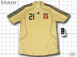 Spain 2008 Away adidas #21 DAVID SILVA@XyC\@AEFC@_rhEVo@AfB_X
