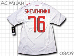 AC Milan 2008-2009 Away@AC~@AEFC@#76 SHEVCHENKO VFt`FR