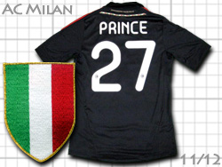 AC Milan 2011-2012 3rd #27 PRINCE adidas@AC~@T[h@vXE{AeO@AfB_X v13433