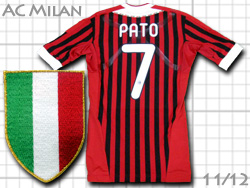 AC Milan 2011-2012 Home authentic@#7 PATO adidas  AC~@z[@I[ZeBbN@AVhEpg@AfB_X@V13525