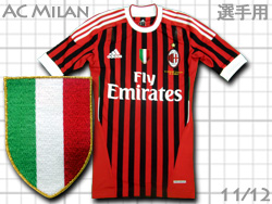 AC Milan 2011-2012 Home authentic adidas IL CLUB PIU TITOLATO AL MONDO@AC~@z[@I[ZeBbN@AfB_X@hJf@V13525