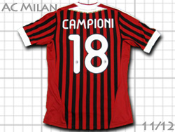 AC Milan 2011-2012 Home adidas #18 CAMPIONI@AC~@z[@DLO@AfB_X@v13457