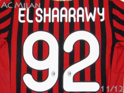 AC Milan 2011-2012 Home adidas #92 EL SHAARAWY@AC~@z[@AfB_X@v13457