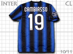 Inter Milan 2010-2011 Home #19 CAMBIASSO@Champions league@Ce@z[@GXeoEJrAb\@`sIY[O