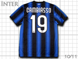 Inter Milan 2010-2011 Home #19 CAMBIASSO@Ce@z[@JrAb\