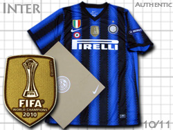 Inter Milan 2010-2011 Home Authentic@#55@NAGATOMO@Ce@z[@FCs@I[ZeBbN@