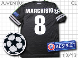 Juventus Away 12/13 Champions League #8 MARCHISIO Nike@xgX@AEFC@}L[WI@`sIY[O@iCL@479334