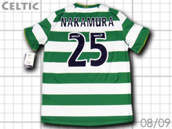 Celtic 2008-2009 Home #25 NAKAMURA@ZeBbN@z[@r