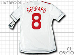 Liverpool 2009-2010 3rd #8 GERRARD Champions League  ov[@T[h `sIY[O@XeB[uEWF[h