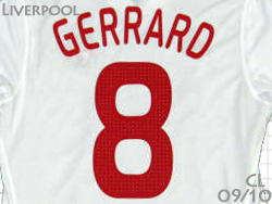 Liverpool 2009-2010 3rd #8 GERRARD Champions League  ov[@T[h `sIY[O@XeB[uEWF[h