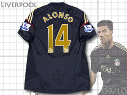 Liverpool 2009-2010 Away #14 Xavi Alonso VrEA\@ov[@AEFC
