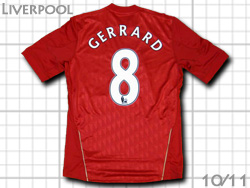 Liverpool 2010-2011 Home #8 GERRARD　リバプール　ホーム　スティーブン・ジェラード