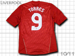 Liverpool adidas 2010/2011 Home #9 TORRES　リバプール　ホーム　トーレス　ヨーロッパリーグ　アディダス