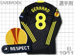 Liverpool adidas 2010/2011 3rd #8 GERRARD Europe League@ov[@T[h@WF[h@[bp[O@AfB_X