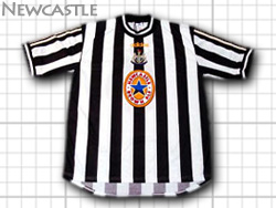 ニューキャッスル ユニフォームショップ 1995 1997 ホーム アウェイ Newcastle プレミアリーグ O K A