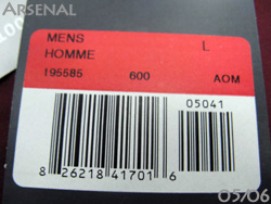 Arsenal 2005/2006 Highbury last-model Limited edition Home Nike　アーセナル　ホーム　ハイバリー・ラストモデル　限定3000着　ナイキ　195585