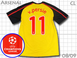 Arsenal 2008-2009 アーセナル #11 v.PERSIE ファン・ペルシ　CL　チャンピオンズリーグ