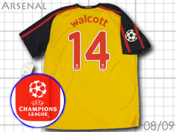 Arsenal 2008-2009 アーセナル #14 WALCOTT　ウォルコット　CL　チャンピオンズリーグ
