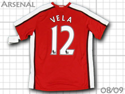 Arsenal 2008-2009 アーセナル #12　VELA　ヴェラ
