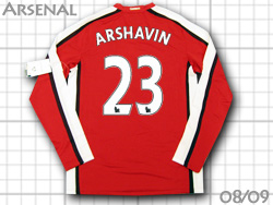 Arsenal 2008-2009 Home #23 ARSHAVIN　アーセナル　アルシャビン