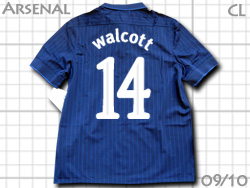 Arsenal 2009-2010 Away CL #14 WALCOTT　アーセナル　アウェイ　ウォルコット　チャンピオンズリーグ