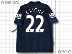 Arsenal 2009-2010 Away #22 CLICHY　アーセナル　アウェイ　クリシー
