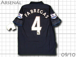 Arsenal 2009-2010 Away #4 Cesc Fabregas　アーセナル　アウェイ　セスク・ファブレガス