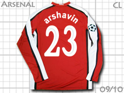 Arsenal 2009-2010 Home CL #23 ARSHAVIN　アーセナル　ホーム　アルシャビン　チャンピオンズリーグ