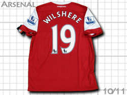 Arsenal 2010-2011 Home #19 WILSHERE アーセナル　ホーム ウィルシャー