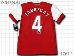 Arsenal 2010-2011 Home #4 FABREGAS アーセナル　ホーム セスク・ファブレガス