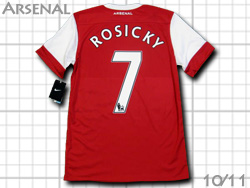 Arsenal 2010-2011 Home #7 ROSICKY アーセナル　ホーム ロシツキー