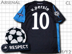 Arsenal 2011-2012 Away 125-year #10 v.PERSIE Champions League　アーセナル　アウェイ　125周年　ロビン・ファン・ペルシー チャンピオンズリーグ　423983