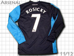 Arsenal 2011-2012 Away 125-year #7 ROSICKY　アーセナル　アウェイ　125周年　ロシツキー　423984