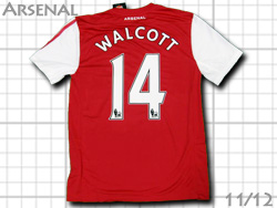 Arsenal 2011-2012 Home 125-year #14 WALCOTT アーセナル　ホーム　125周年　ウォルコット　423980